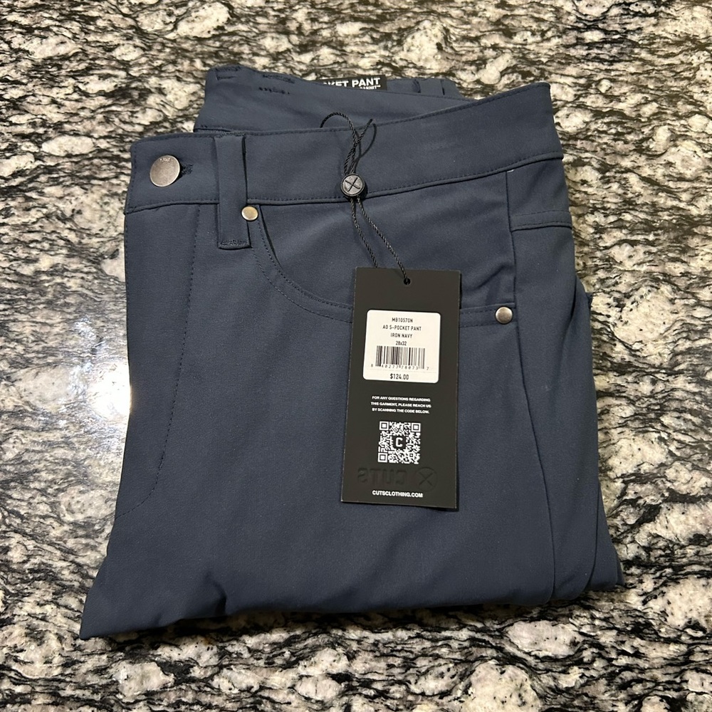 Cuts AO 5-Pocket Pants - Iron Navy - 28x32